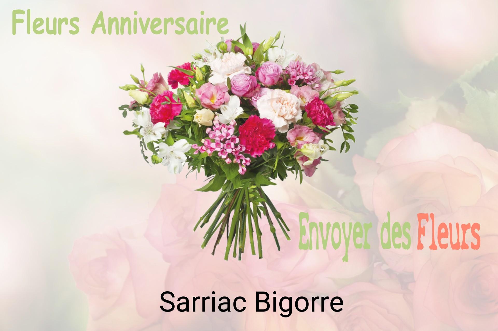 Bouquet de fleurs d’anniversaire livré à Sarriac-Bigorre