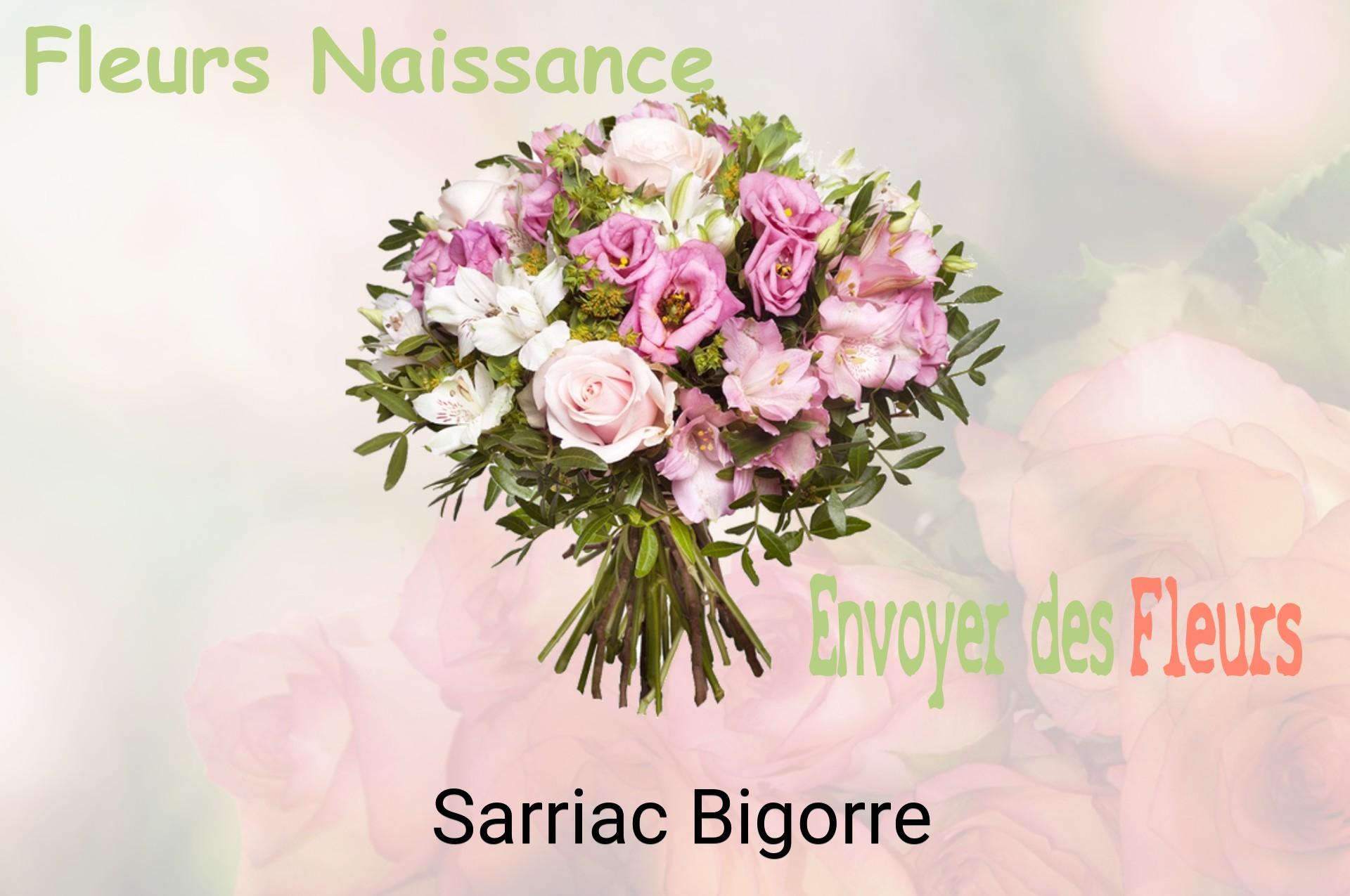 Bouquet de fleurs de naissance livré à Sarriac-Bigorre